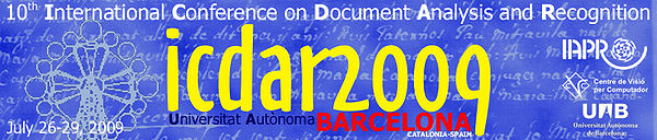 ICDAR 2009, Barcelona, Spain