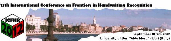 ICFHR 2012, Bari, Italy
